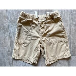 GAP Kids Boy Toddler Drawstring Elastic Short Easy On Khaki Casual School 4T 4..